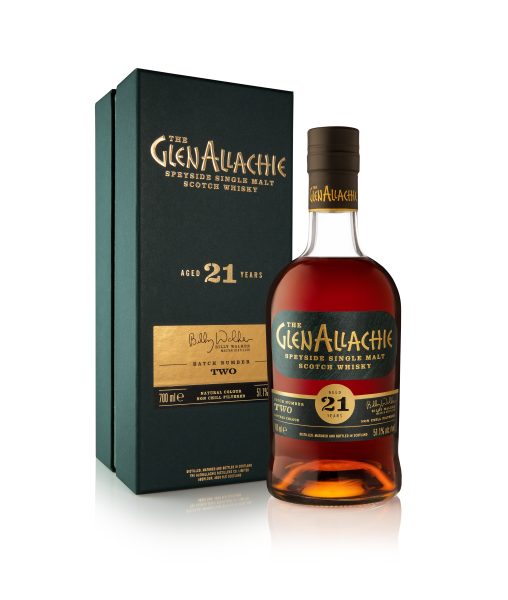 Single Malt Scotch Whisky 21 Year GlenAllachie Distillery