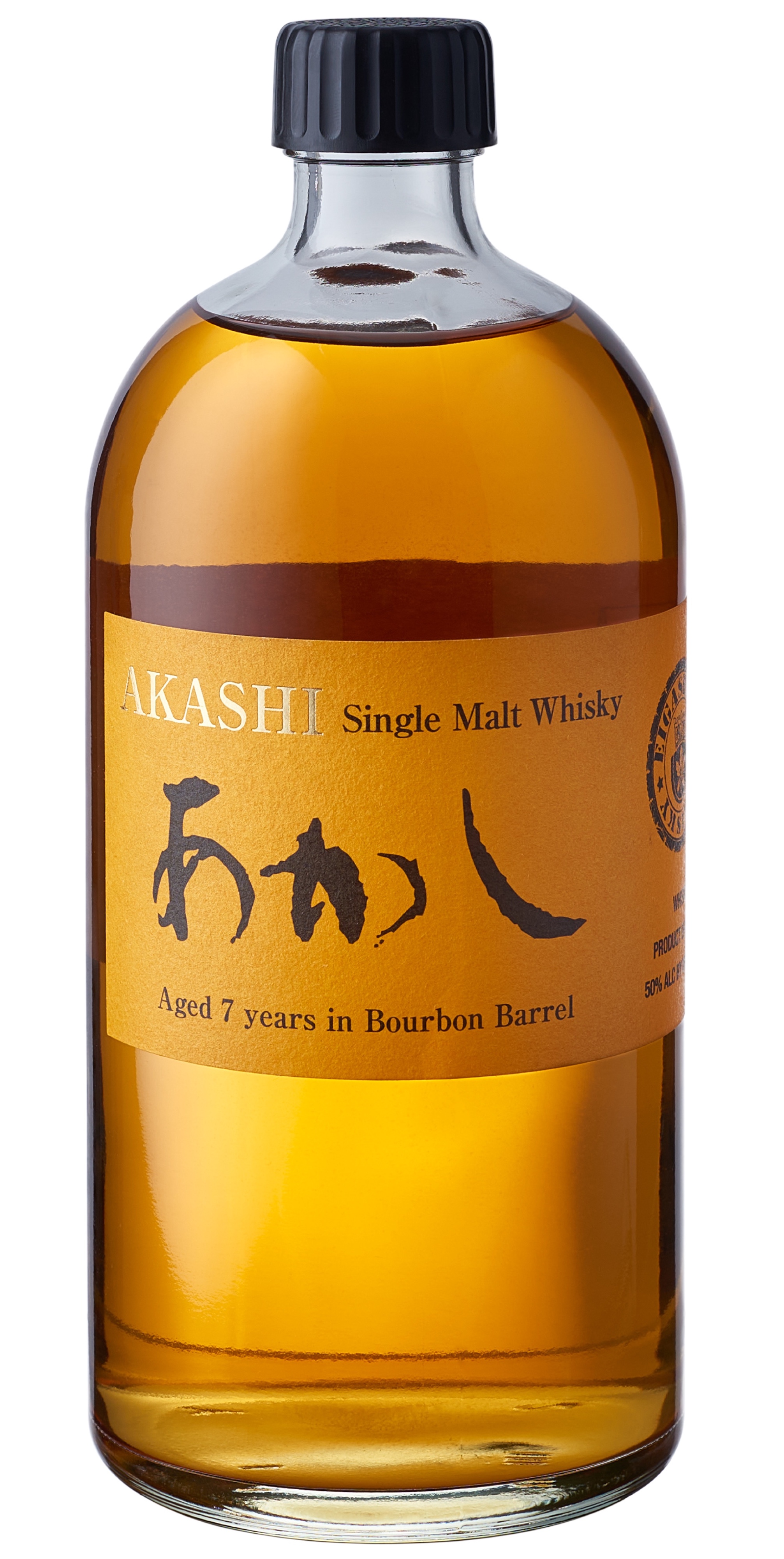 Single Malt Whisky, 'Akashi - 7yr Bourbon Barrel Finish