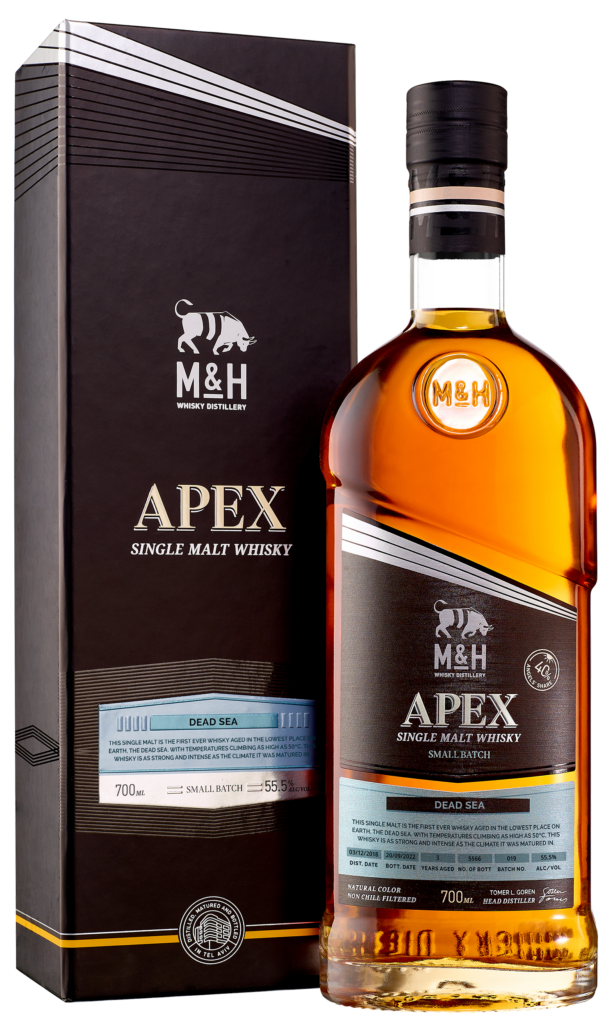 Single Malt Whisky, 'Apex - Dead Sea Whisky', Milk & Honey