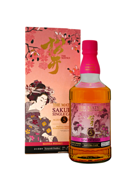 Single Malt Whisky Single Barrel  Sakura 5yr