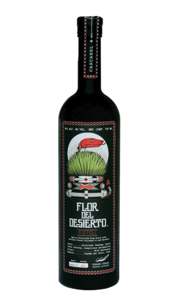 Sotol Sotol Cascabel Snake Pechuga Flor Del Desierto Black Bottle