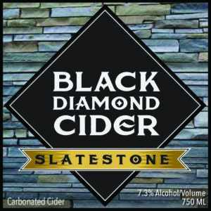 Sparkling Dry Cider SlateStone Black Diamond Cider