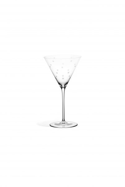 Star Cut Martini Glass Set of 2 The Cocktail Collection by Richard Brendon