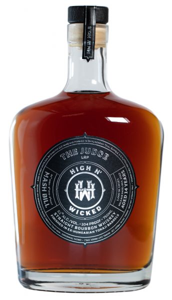 Straight Bourbon Whiskey The Judge High N Wicked