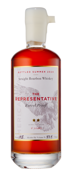 Straight Bourbon Whiskey, 'The Representative', Proof and Wood