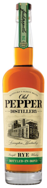 Straight Rye Whiskey Old Pepper Bottled in Bond