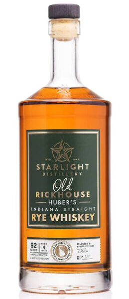 Straight Rye Whiskey Old Rickhouse Starlight Distillery