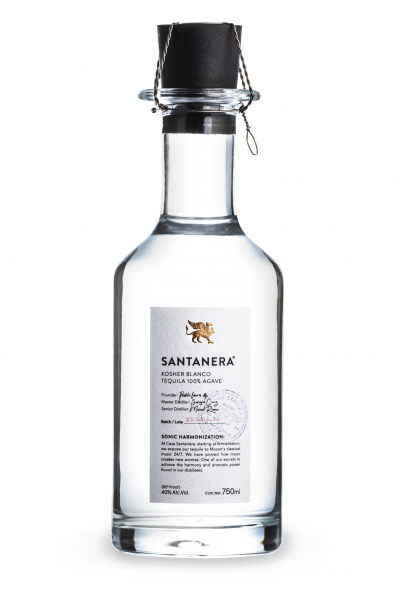 Tequila Kosher Blanco Santanera