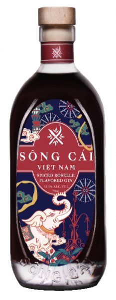 Vietnam Spiced Roselle Gin Song Cai Distillery