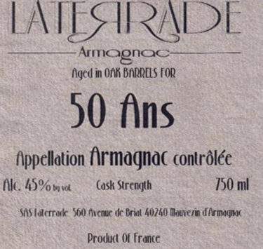 Vintage Armagnac, '50 Year Old'