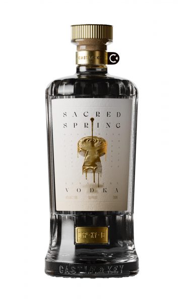 Vodka, 'Sacred Spring', Castle & Key