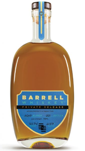 Whiskey Private Release AQ48 Cognac Cask Finish Barrell Craft Spirits