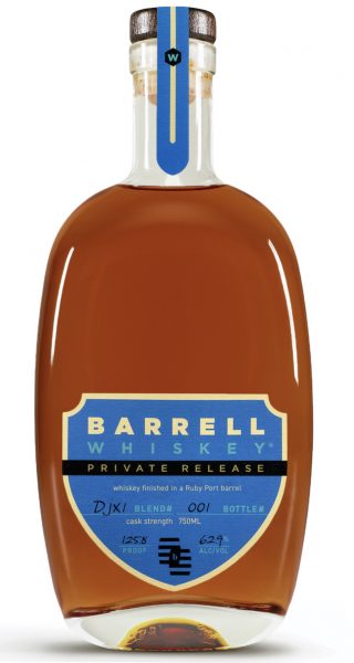 Whiskey Private Release DJX1  Ruby Port Cask Barrell Craft Spirits