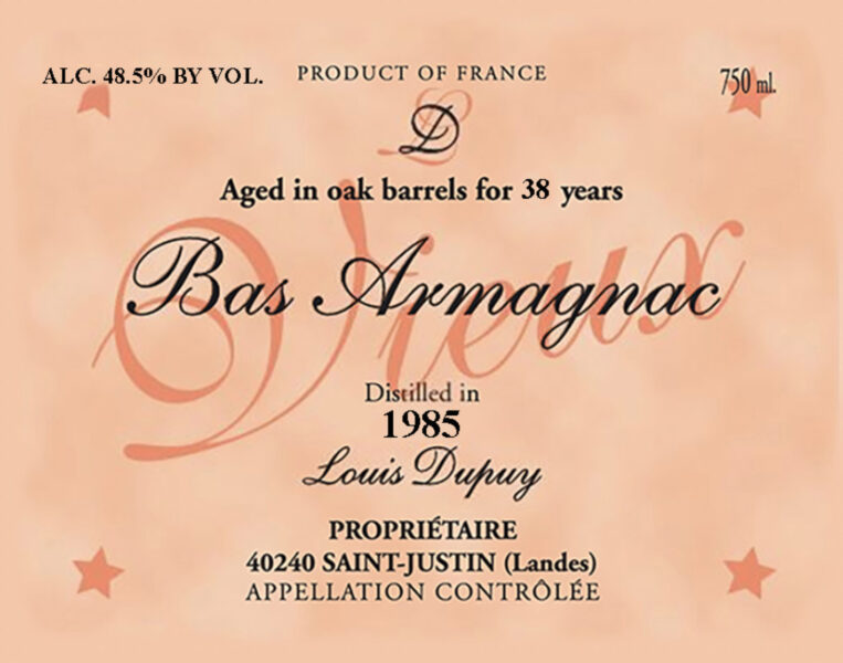 Vintage Armagnac 1985