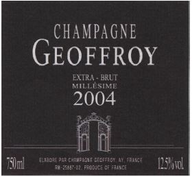 Champagne Millesime Extra Brut, Rene Geoffroy