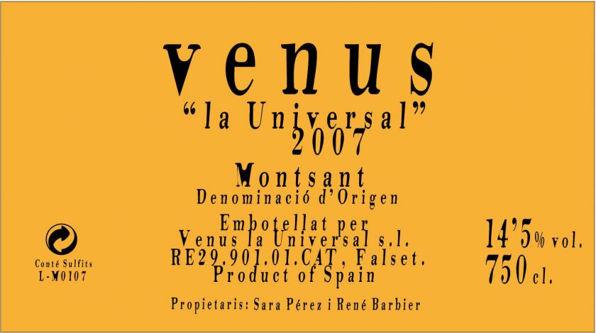 Montsant Tinto Venus