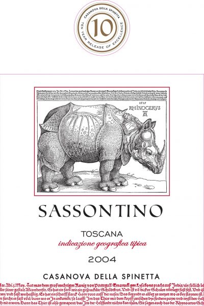 'Sassontino 10 Year Release', Casanova della Spinetta [wood]