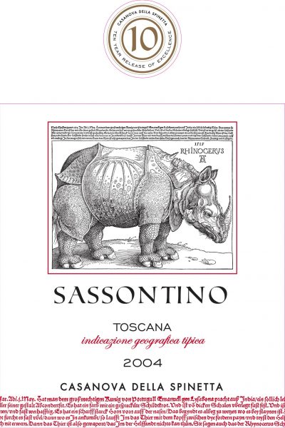 Sassontino 10 Year Release Casanova della Spinetta wood