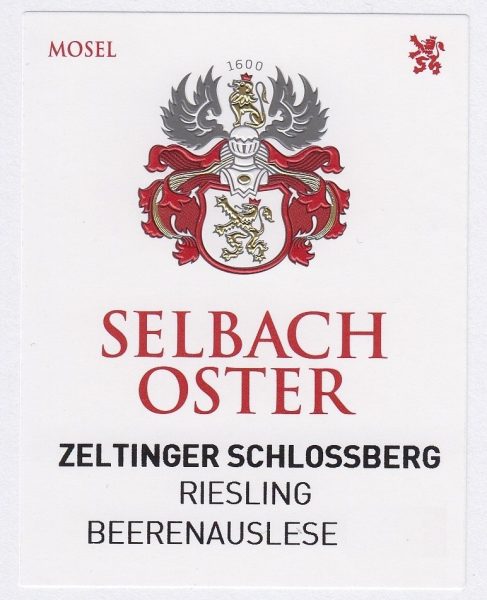 Selbach-Oster Zeltinger Schlossberg Riesling BA