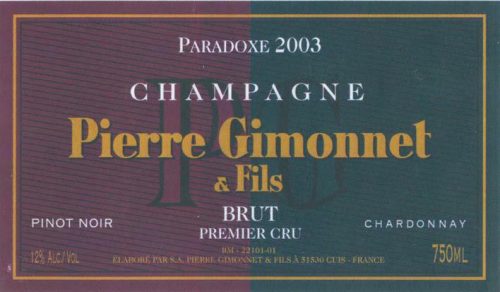 Pierre Gimonnet & Fils 'Cuvée Paradoxe' Brut