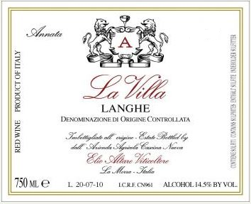 Langhe La Villa [Barbera/Nebbiolo]