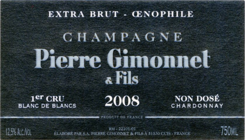 Pierre Gimonnet  Fils Cuve Oenophile Extra Brut