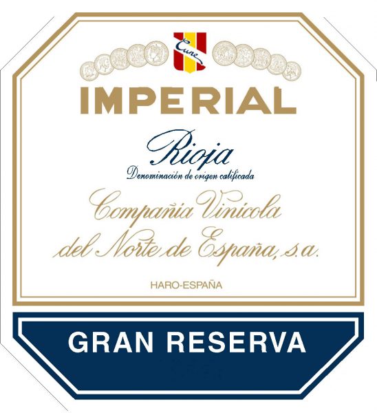 Rioja Gran Reserva, Imperial, CVNE