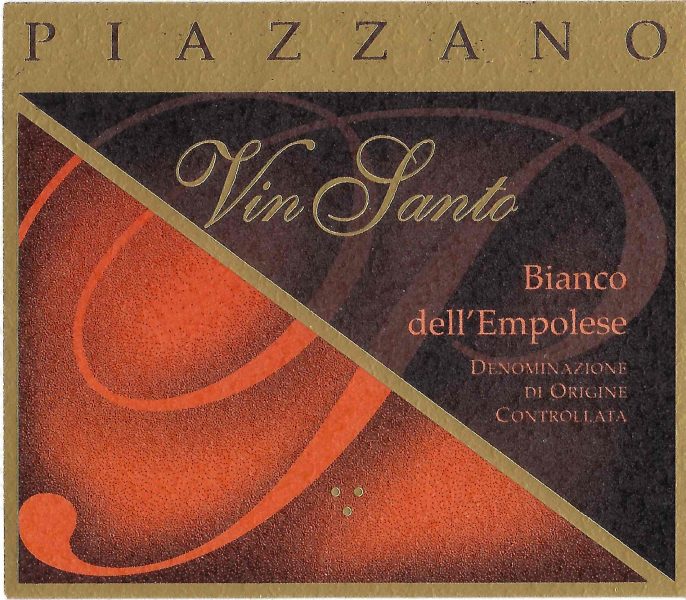 Vin Santo Fattoria di Piazzano