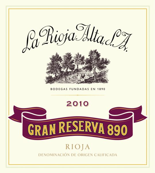 Rioja Gran Reserva 890 La Rioja Alta