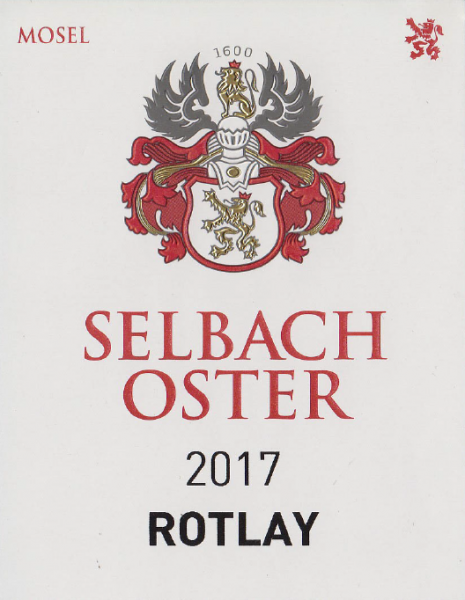 Selbach-Oster Zeltinger Sonnenuhr Riesling 'Rotlay' Auslese