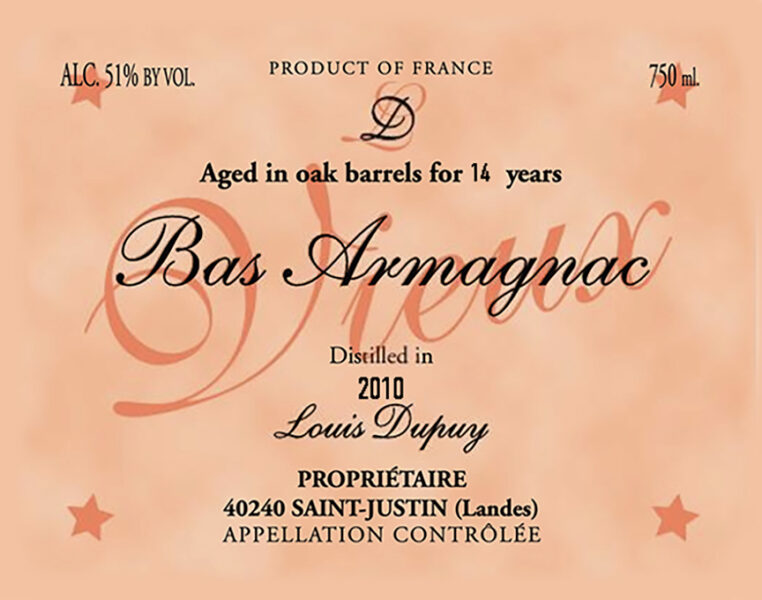 Vintage Armagnac 2010  Barrel 65