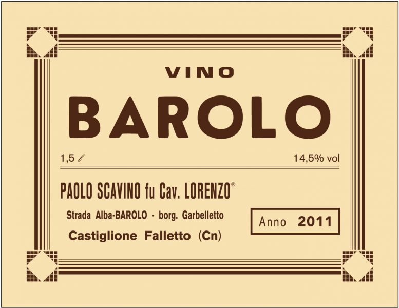 Barolo Riserva Novantesimo Paolo Scavino wood