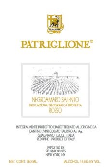 Negroamaro Salento Patriglione