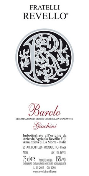 Barolo 'Giachini', Revello