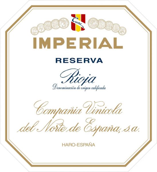 Rioja Reserva, Imperial, CVNE