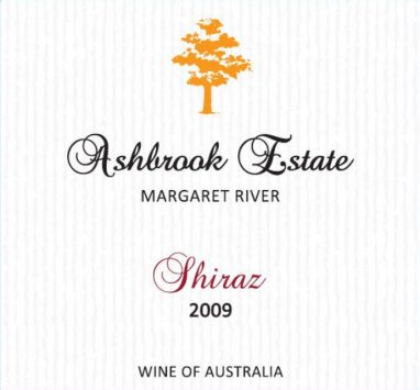 Shiraz, 'Margaret River', Ashbrook Estate