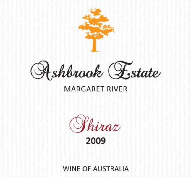 Shiraz Margaret River Ashbrook Estate