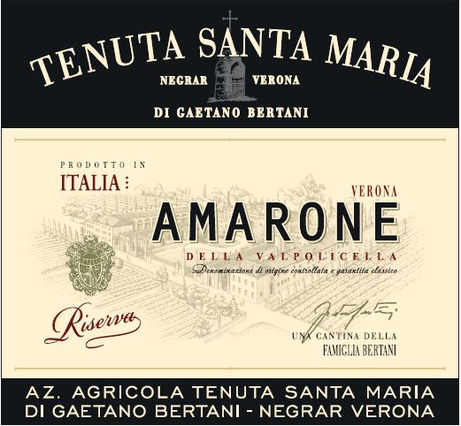Amarone Classico Riserva Tenuta Santa Maria Strapped