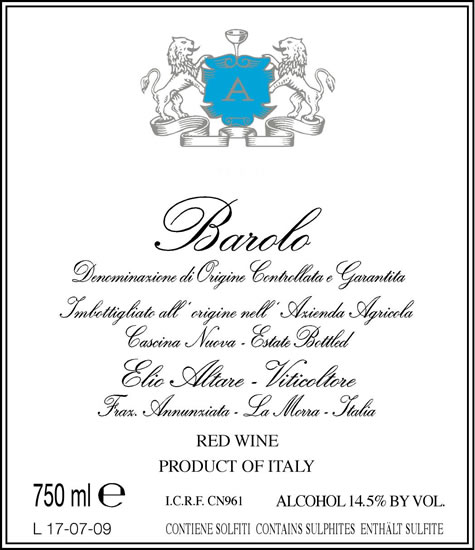 Barolo Altare