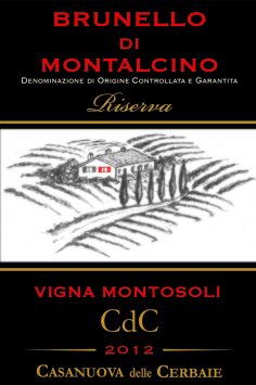 Brunello di Montalcino Riserva 'Vigna Montosoli'