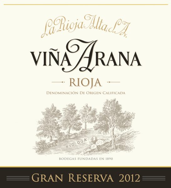 Rioja Gran Reserva Vina Arana La Rioja Alta