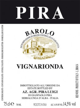 Barolo Vignarionda Luigi Pira