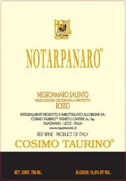 Salento Rosso 'Notarpanaro'