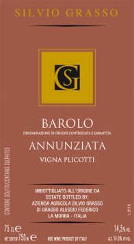 Barolo 'Annunziata Vigna Plicotti'