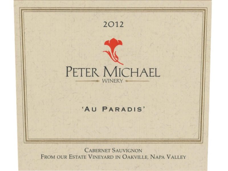 Cabernet Sauvignon Au Paradis Peter Michael