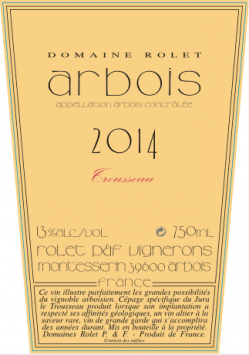 Arbois Trousseau, Domaine Rolet