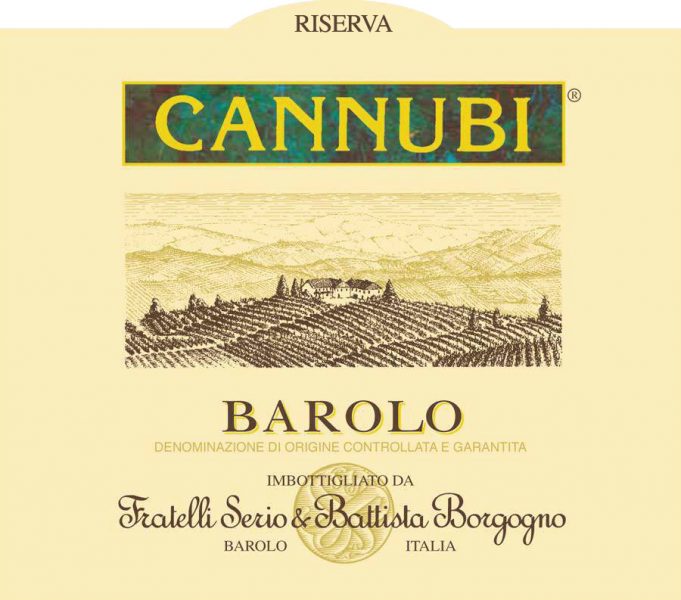 Barolo Riserva 'Cannubi', S & B Borgogno