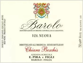 Barolo \'Via Nuova\', E. - Wines Chiara Boschis Spirits Pira Skurnik 