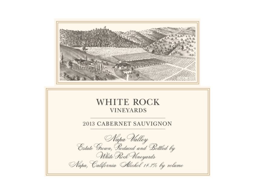 Cabernet Sauvignon Napa Valley Estate White Rock Vineyards