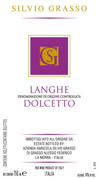 Dolcetto Langhe Silvio Grasso